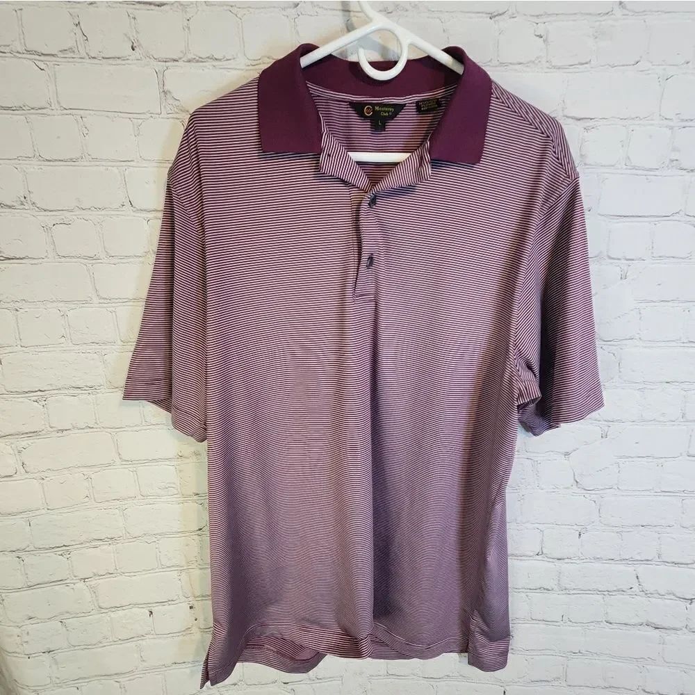 Men's Monterey Club polo shirt, size Large